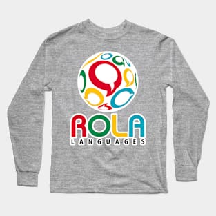 Rola Languages logo Long Sleeve T-Shirt